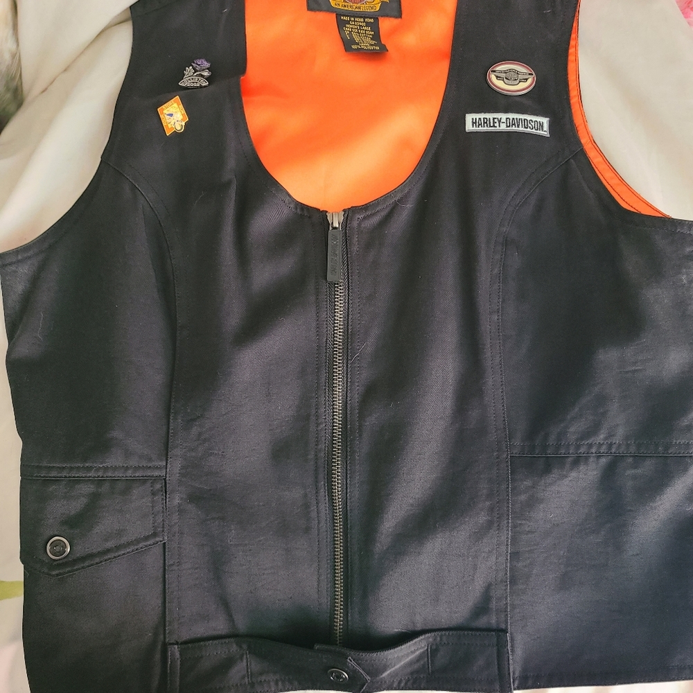 Harley davidson ladies vest L